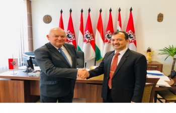 H.E. Mr Kumar Tuhin, Ambassador of India paid an official visit to Nagykanizsa on March 22, 2019.